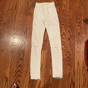 Zara white skinny Jean
